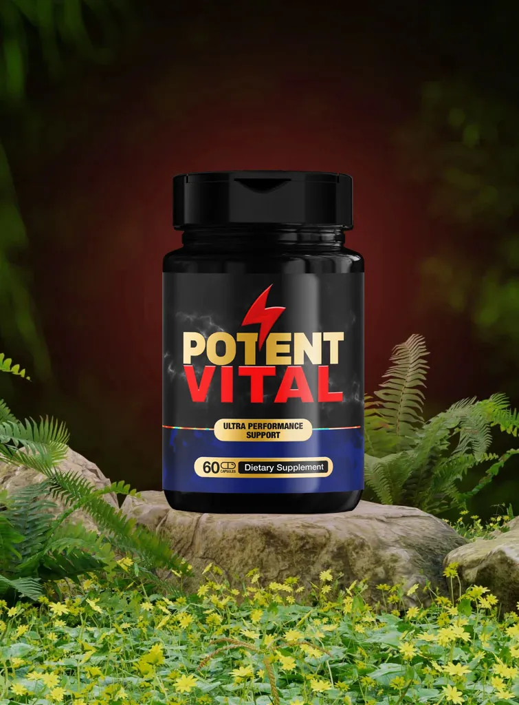 Potent Vital supplement bottle details